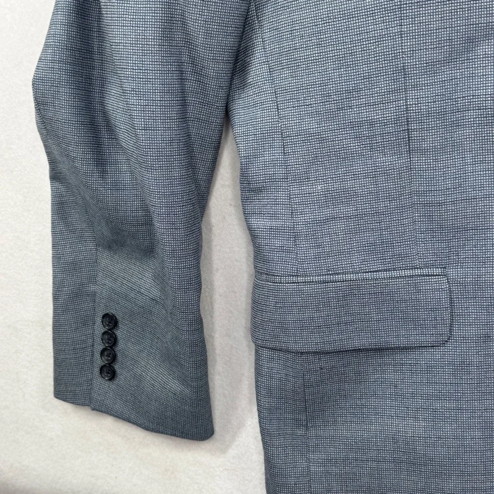 Jos. A. Bank Blazer Mens 46R Blue 100% Wool Signature Collection Professional